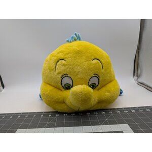 Disney Little Mermaid Flounder Plush Pillow 12 Inch Tall Franco Stuffed Animal